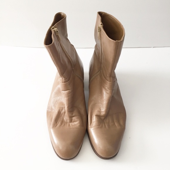 COPY - YSL | Tan Vintage Ankle Boots - Picture 8 of 8